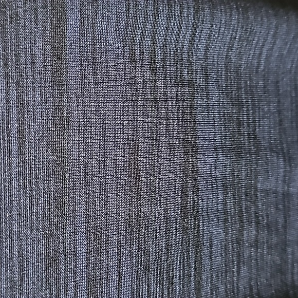 adidas Heather Dark Blue Short Sleeve Tee with White Stripes - Picture 3 of 13